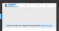 Desktop Screenshot of denversairporttransportation.com