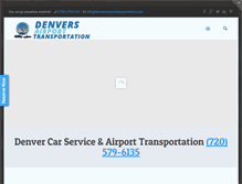 Tablet Screenshot of denversairporttransportation.com